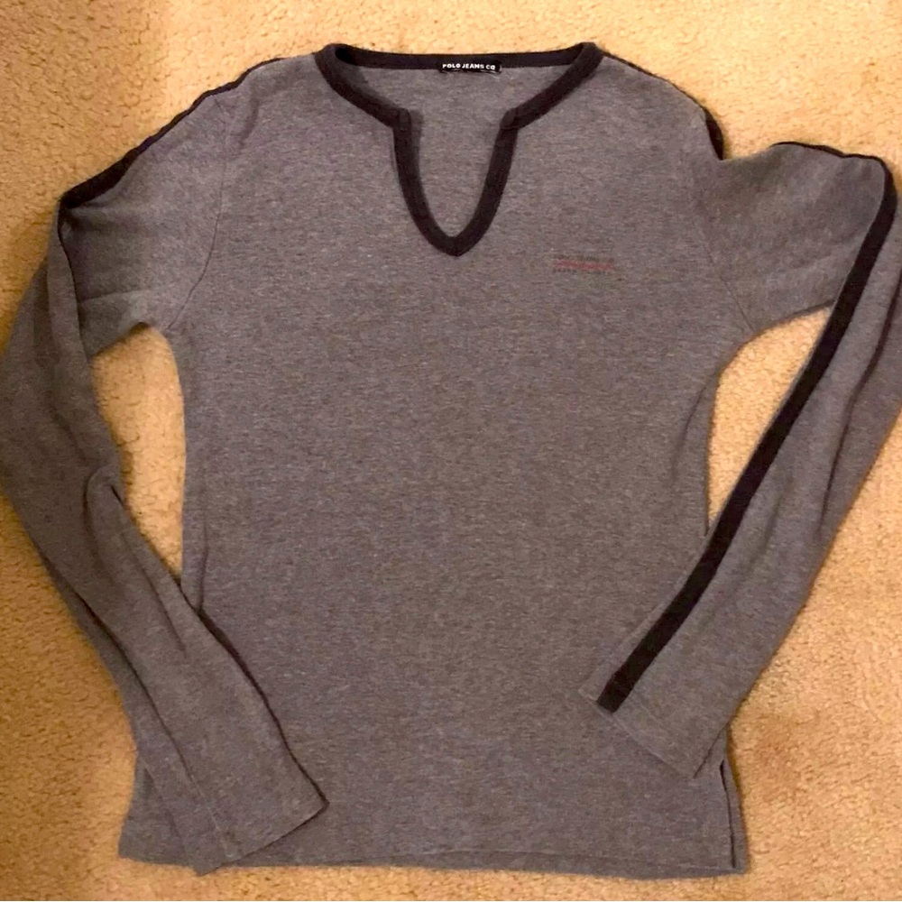 VINTAGE POLO JEANS LADIES LONG SLEEVE SHIRT - MINT CONDITION